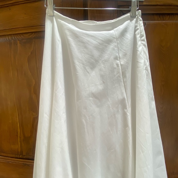 ZARA Collection White Balloon Hem Midi Skirt Size XS NWT! - Picture 7 of 12